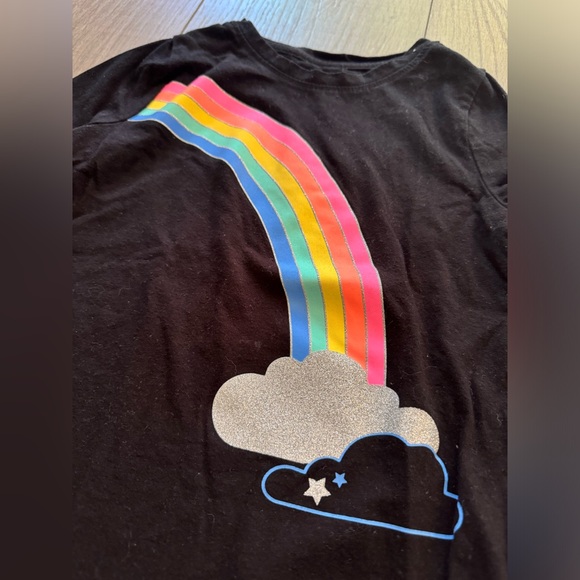 Girls Rainbow T-Shirt - Picture 2 of 3